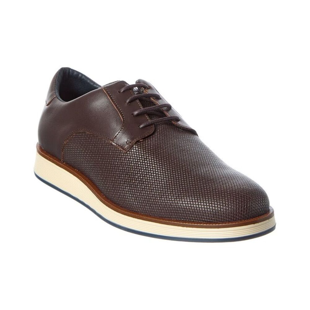 Dune London Leather Sneaker, Brown